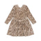 Carlito Leopard Print Velvet Dress